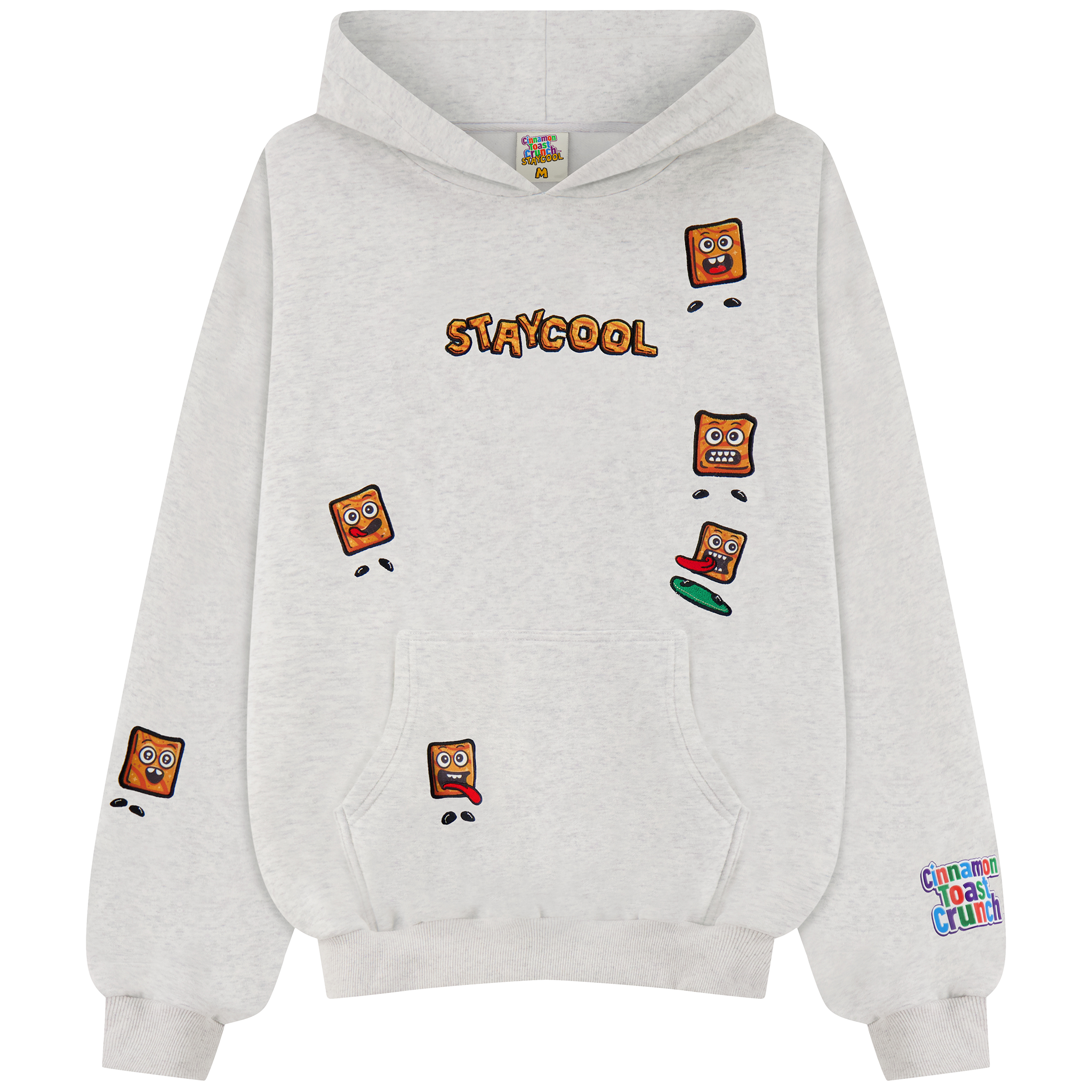 Cinnamon Toast Crunch Hoodie (Heather Grey) – Staycoolnyc Cinnamon Toast Crunch Hoodie (Heather Grey) – Staycoolnyc