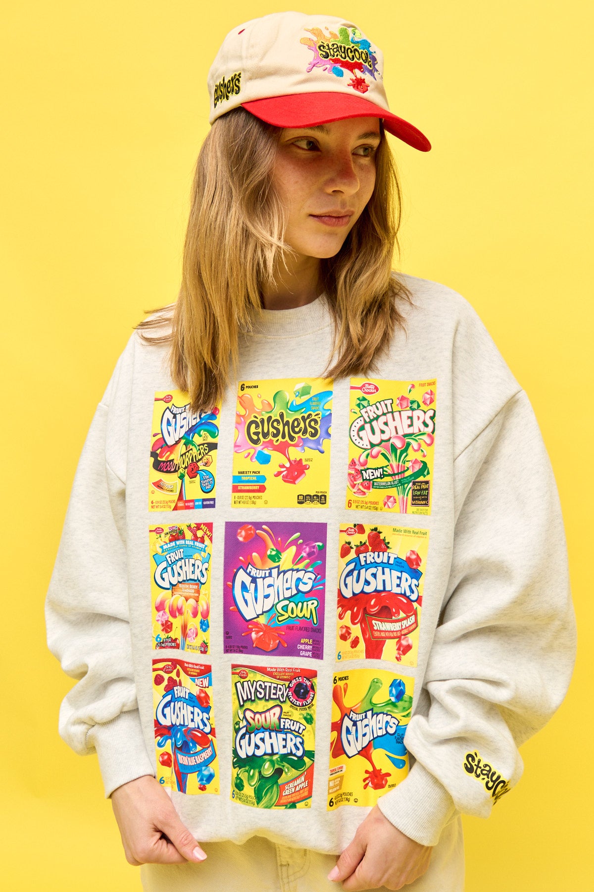 Staycool X Gushers Decades Sweatshirt (Heather Grey)