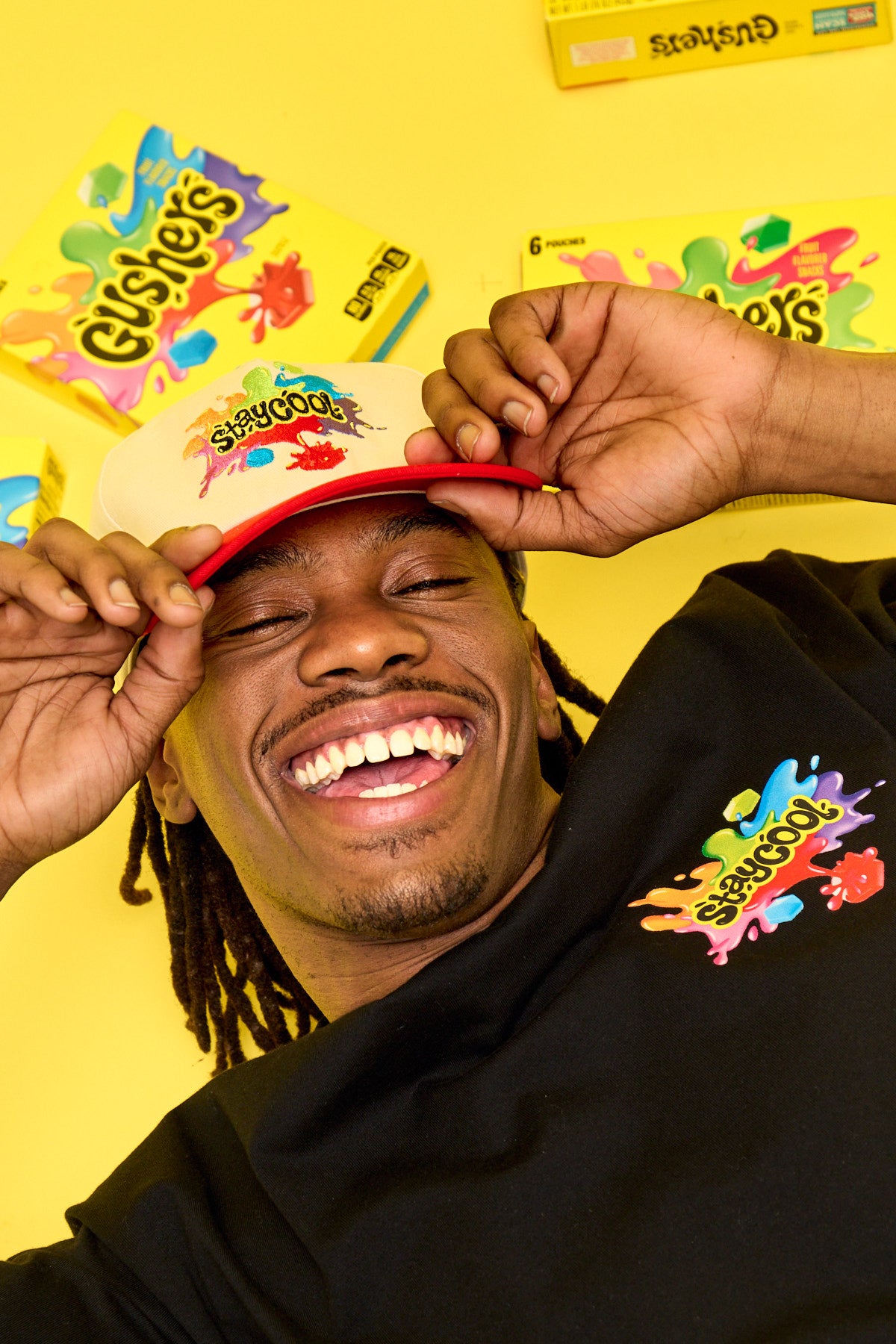 Staycool Gushers Splat Cap (Cream/Strawberry)