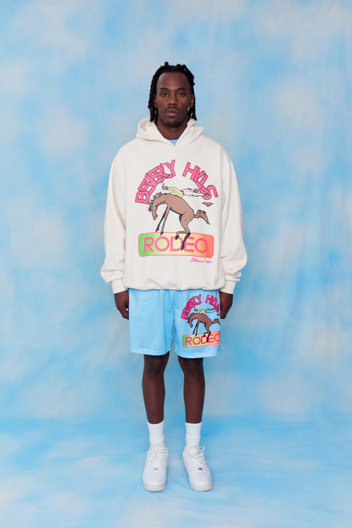 Rodeo Shorts (Carolina Blue)