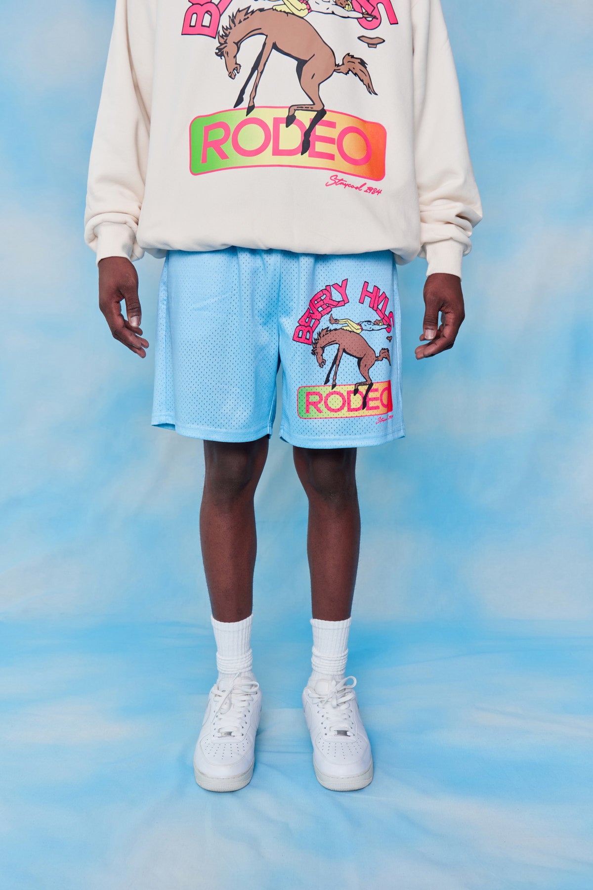 Rodeo Shorts (Carolina Blue)