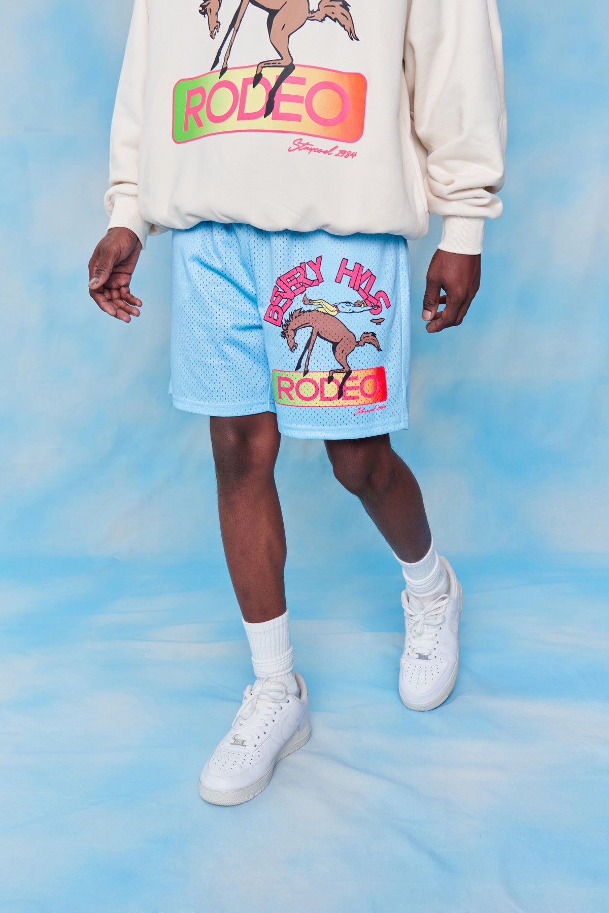 Rodeo Shorts (Carolina Blue)