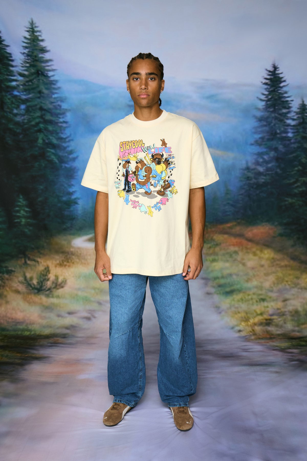 Wild Life Tee (Cream)