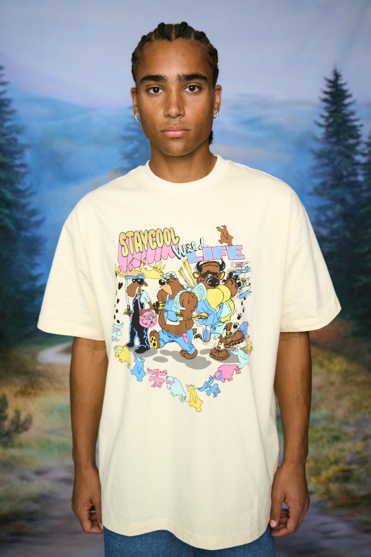 Wild Life Tee (Cream)