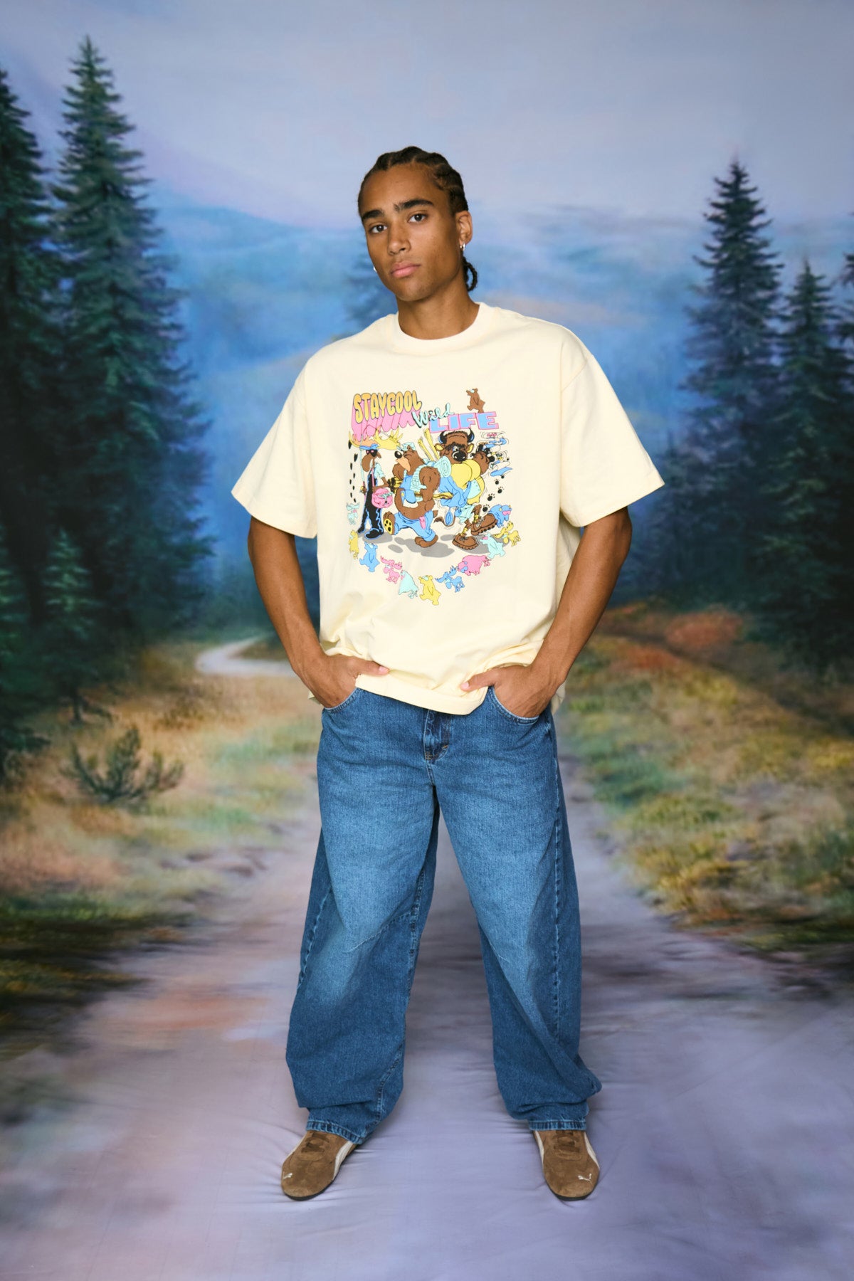 Wild Life Tee (Cream)