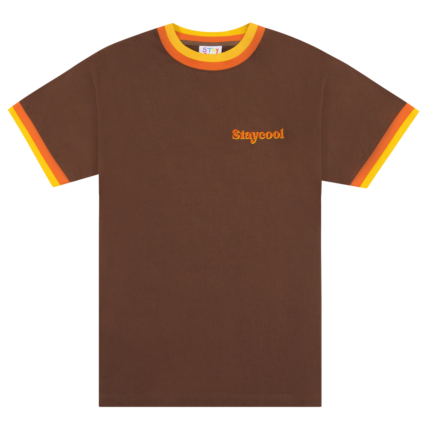 70's Tee (Brown/Multi)