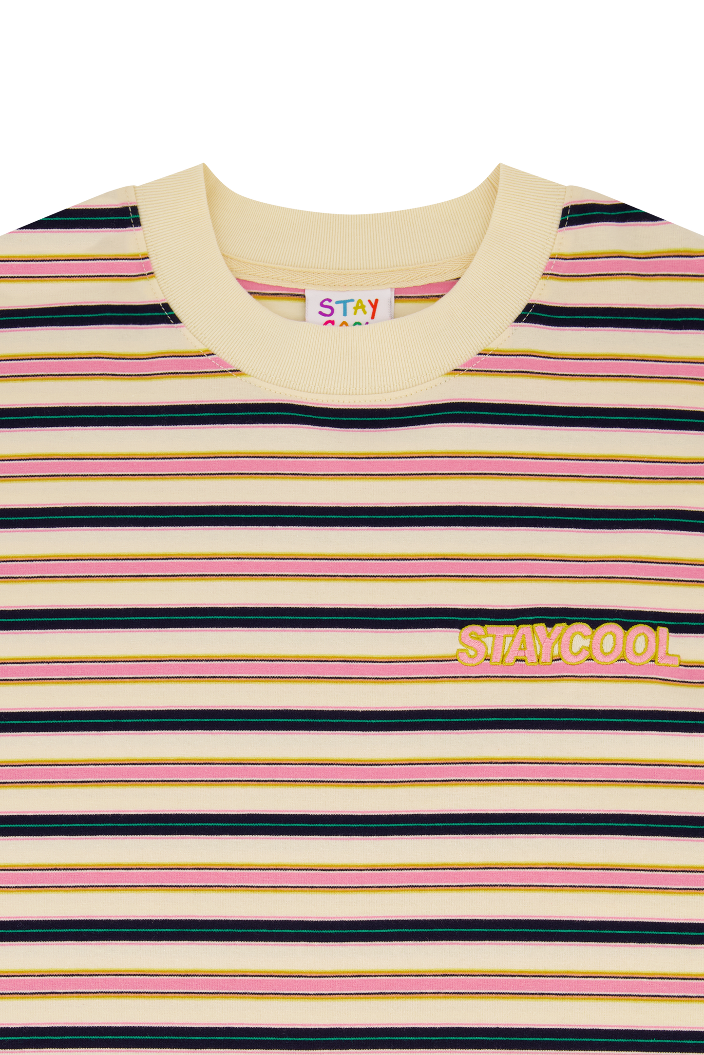 Bubblegum Striped Tee (Multi)