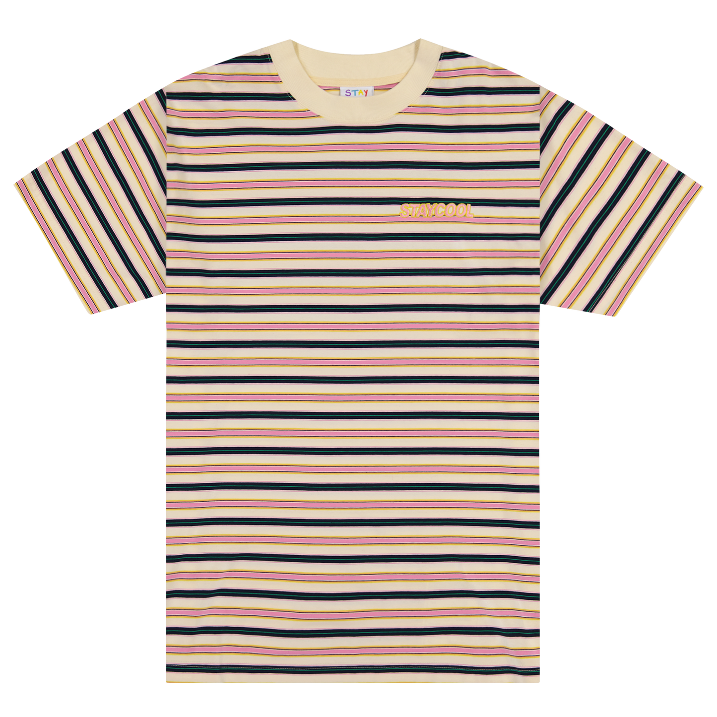 Bubblegum Striped Tee (Multi)