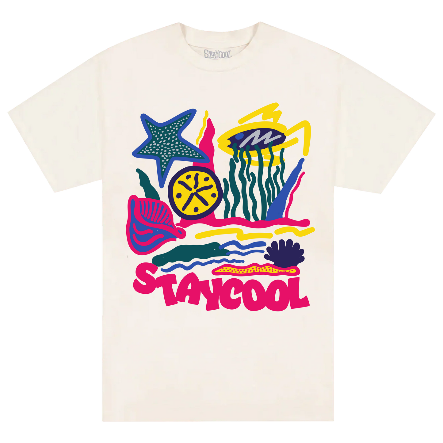 Aquatics Tee (Cream)