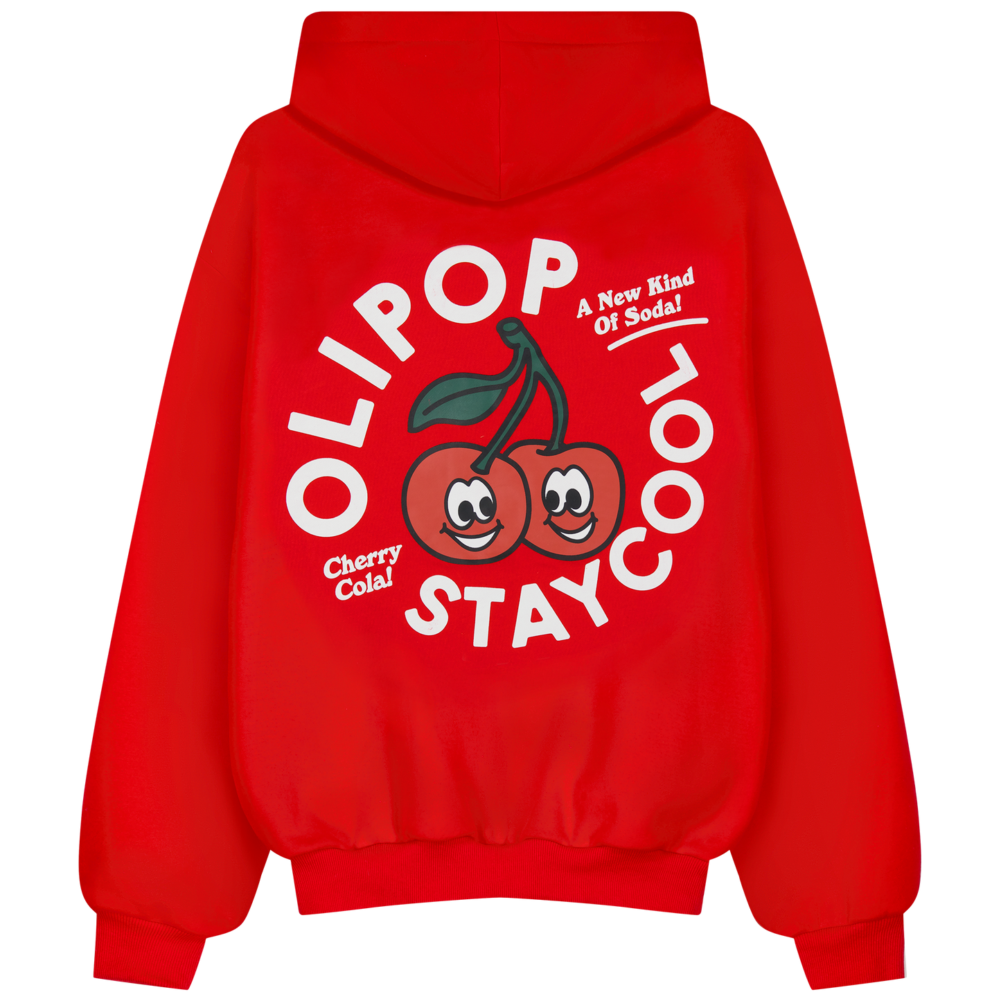 Olipop Cherry Cola Hoodie (Red)