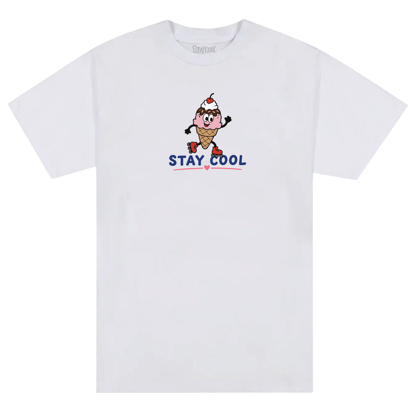 Ice Cream Skate Tee (White)