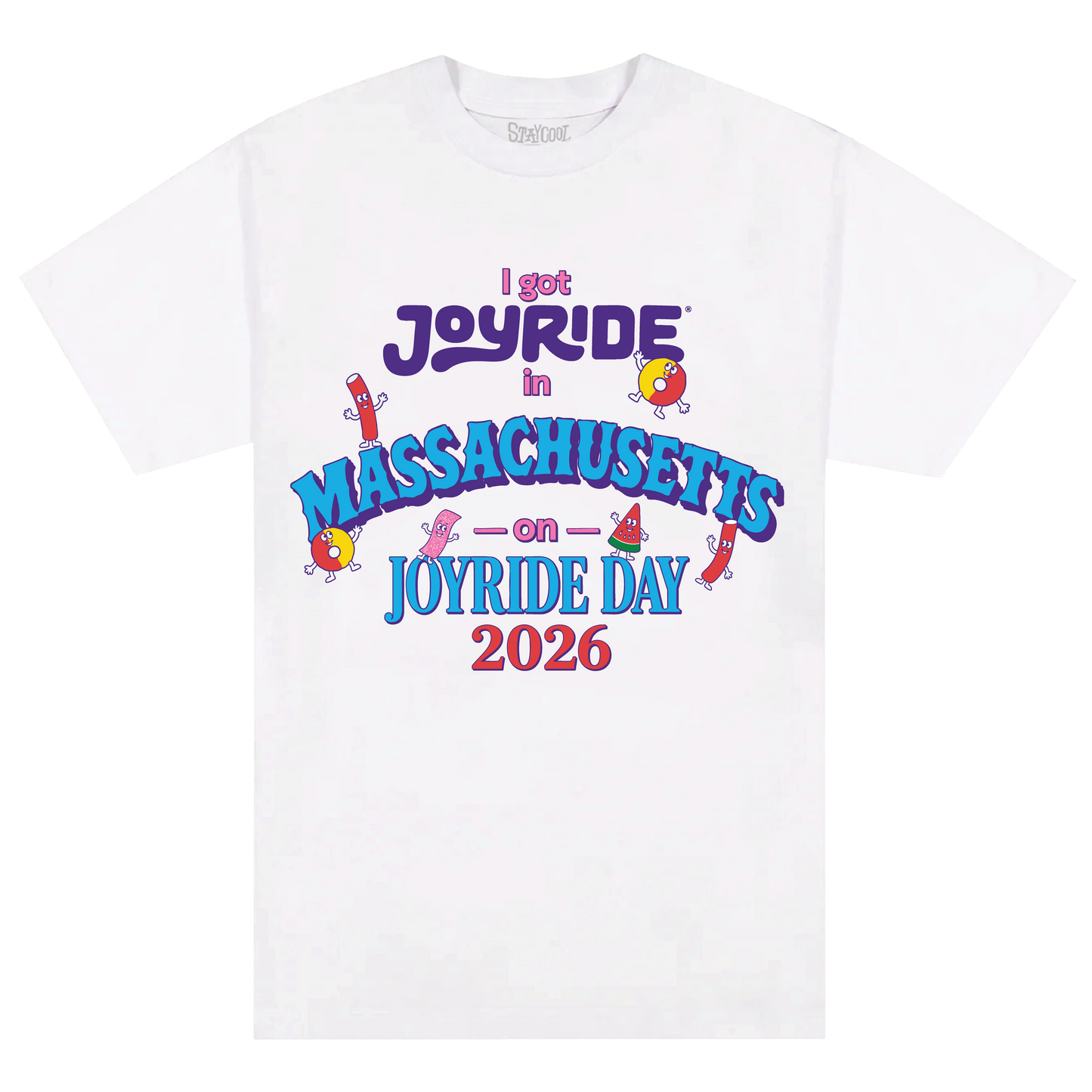 Staycool X Joyride Massachusetts Tee (White)