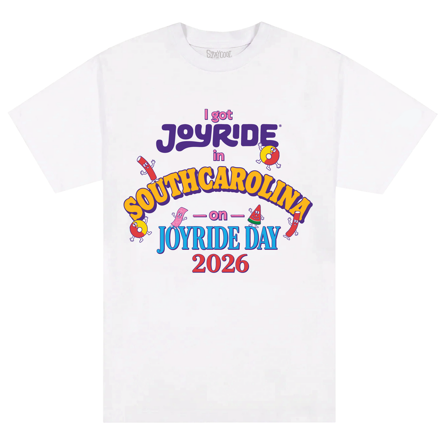 Staycool X Joyride South Carolina Tee (White)