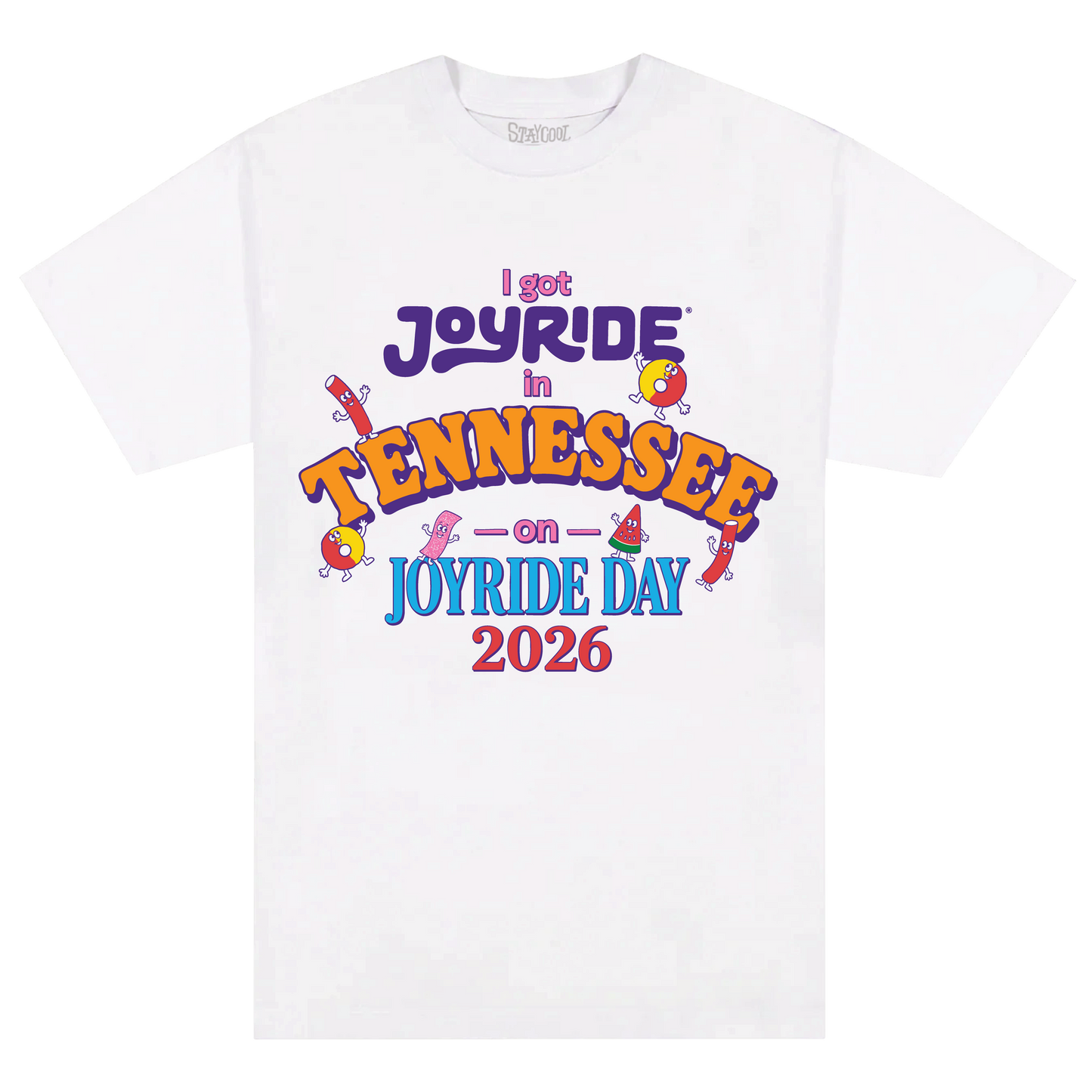 Staycool X Joyride Tennessee Tee (White)