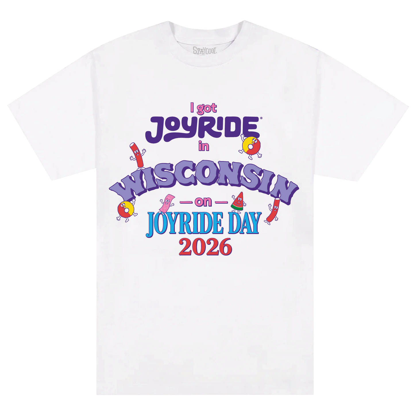 Staycool X Joyride Wisconsin Tee (White)