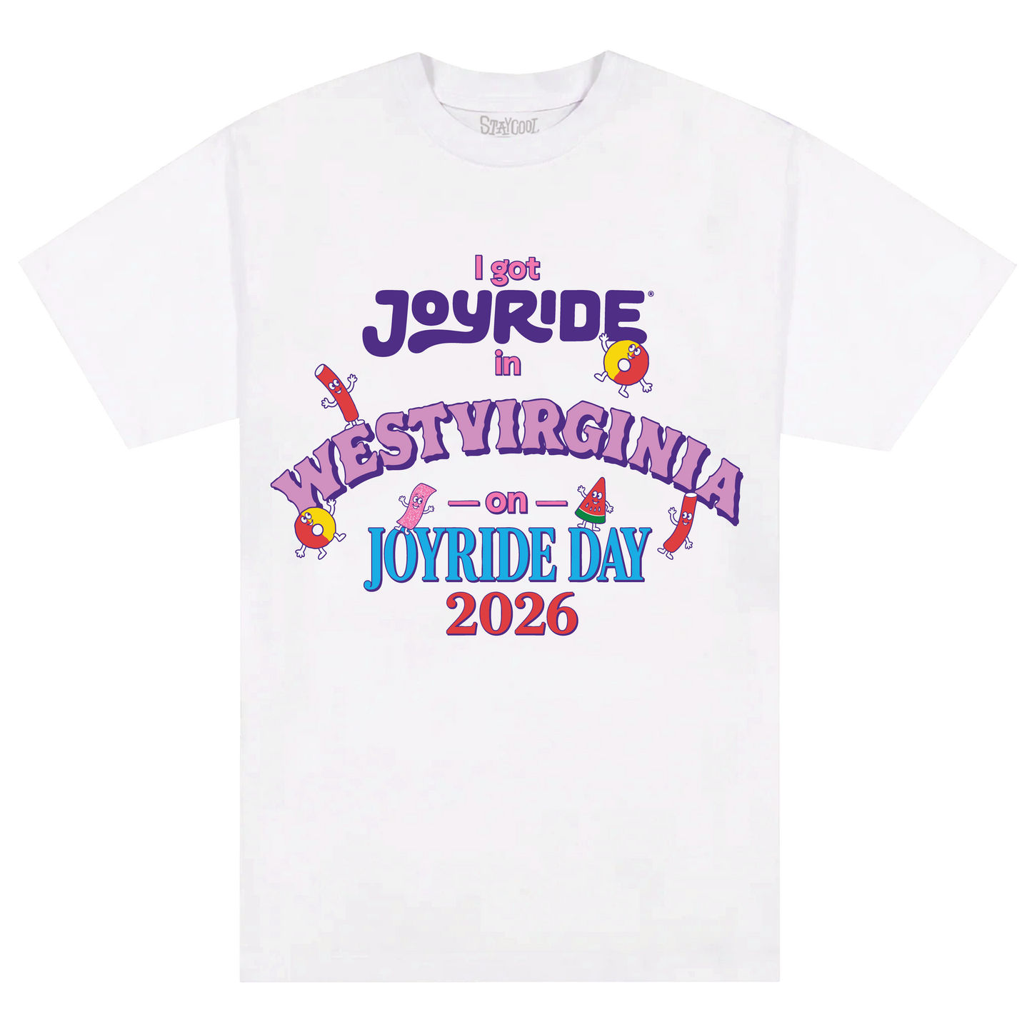 Staycool X Joyride West Virginia Tee (White)