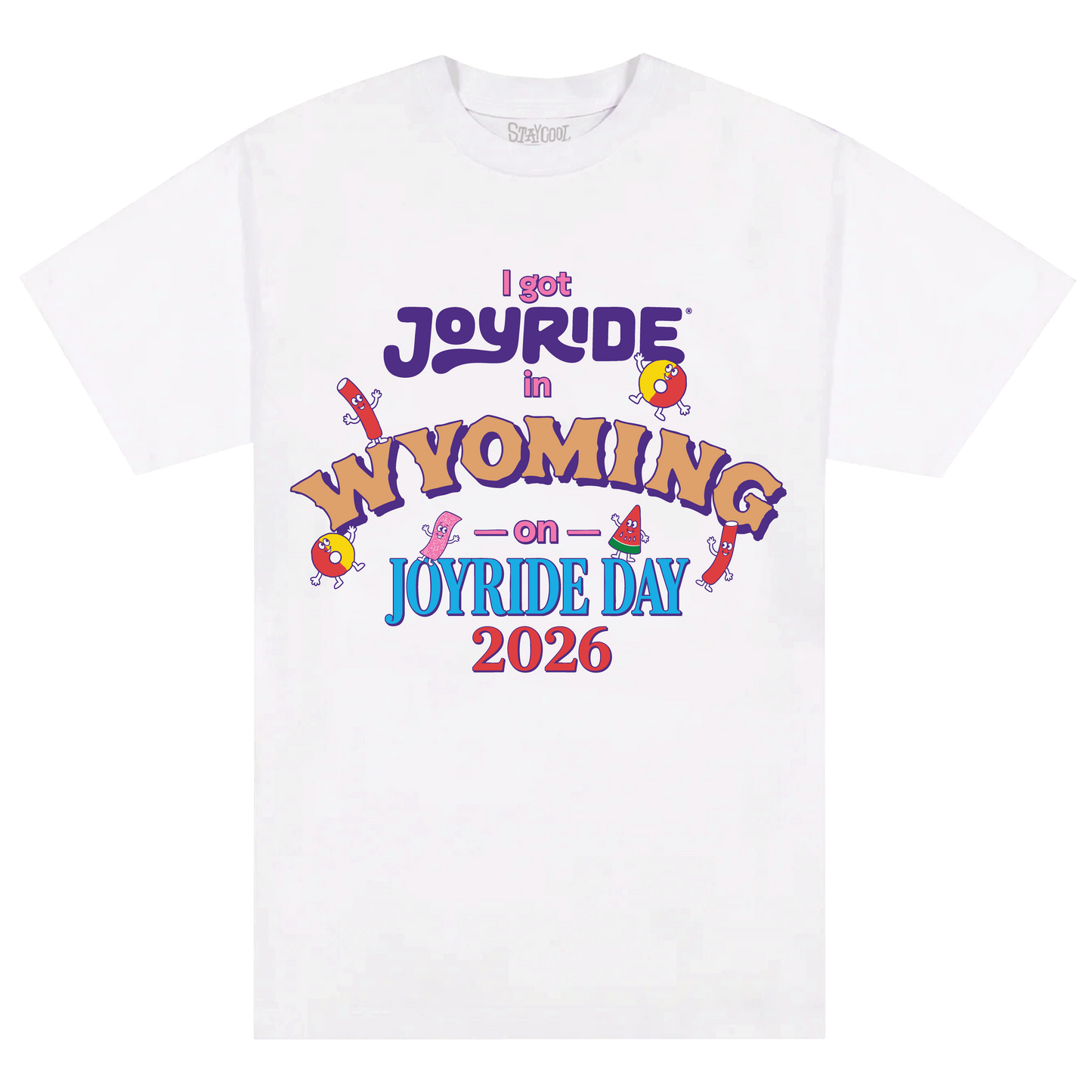 Staycool X Joyride Wyoming Tee (White)
