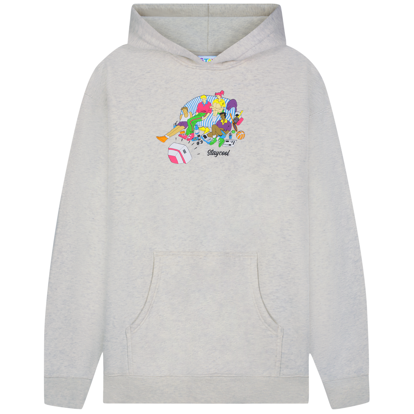 Laidback Hoodie (Heather Oatmeal)
