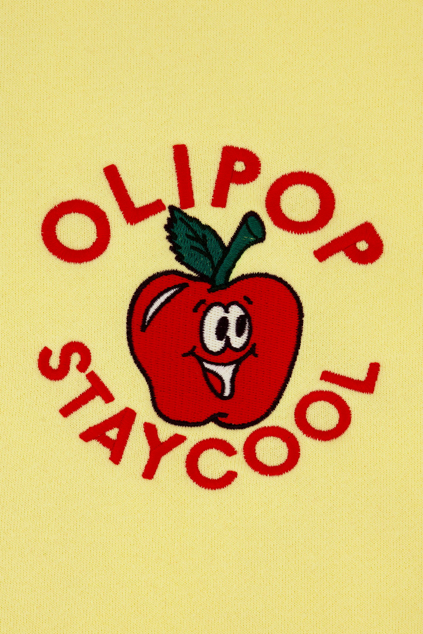 Olipop Crisp Apple Hoodie (Butter)