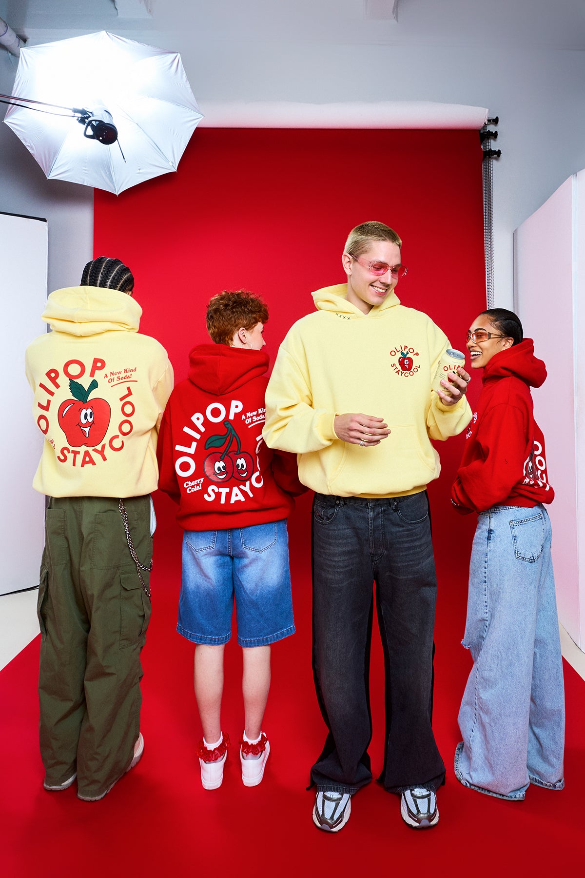 Olipop Crisp Apple Hoodie (Butter)