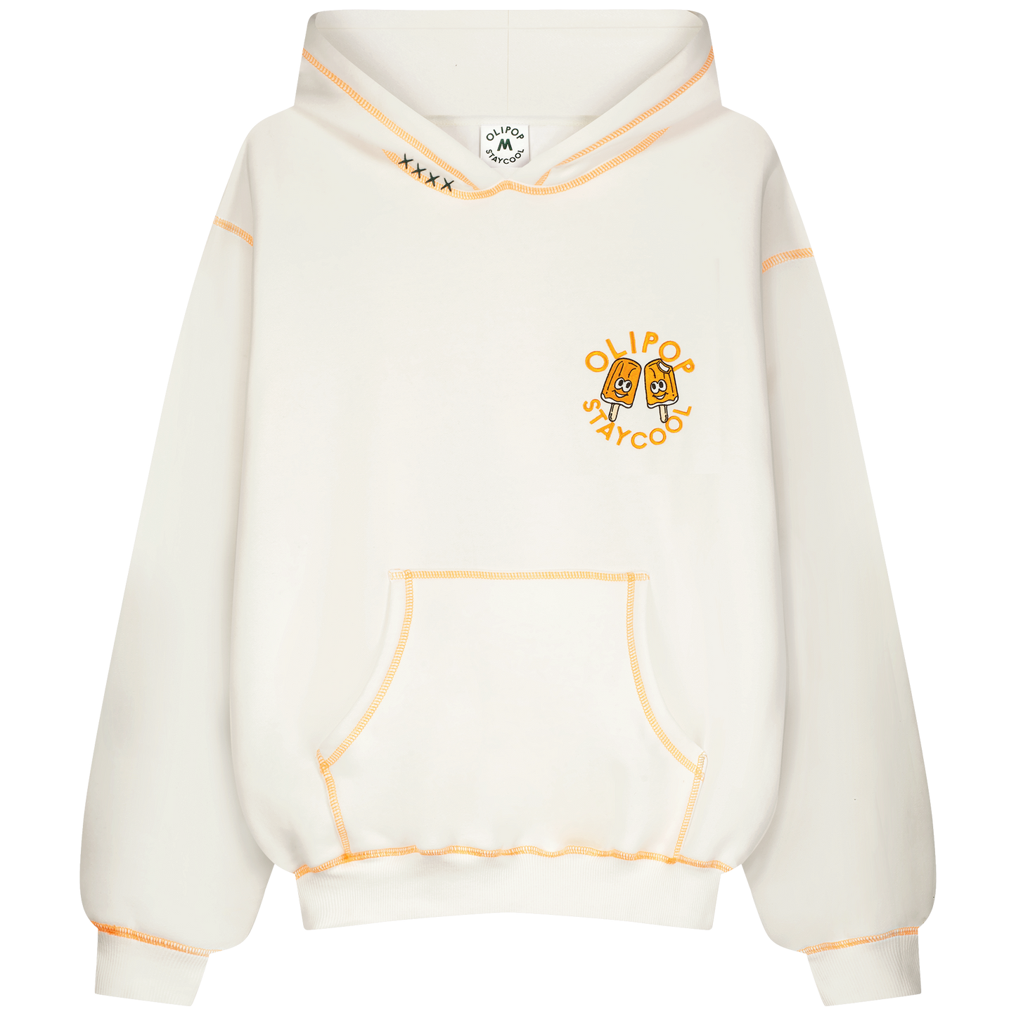 Olipop Orange Cream Hoodie (White)