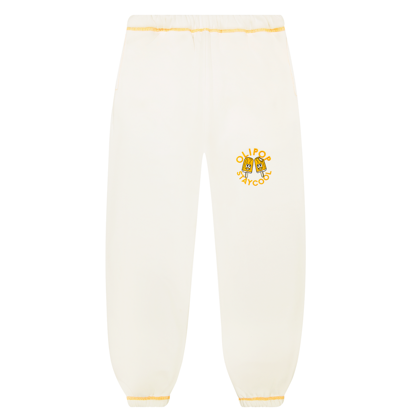 Olipop Orange Cream Sweatpants (White)