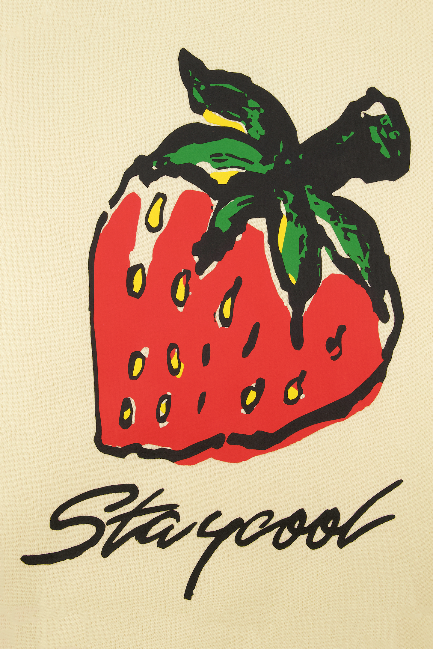 Strawberry Scratch N Sniff Sweatshirt (Cream)