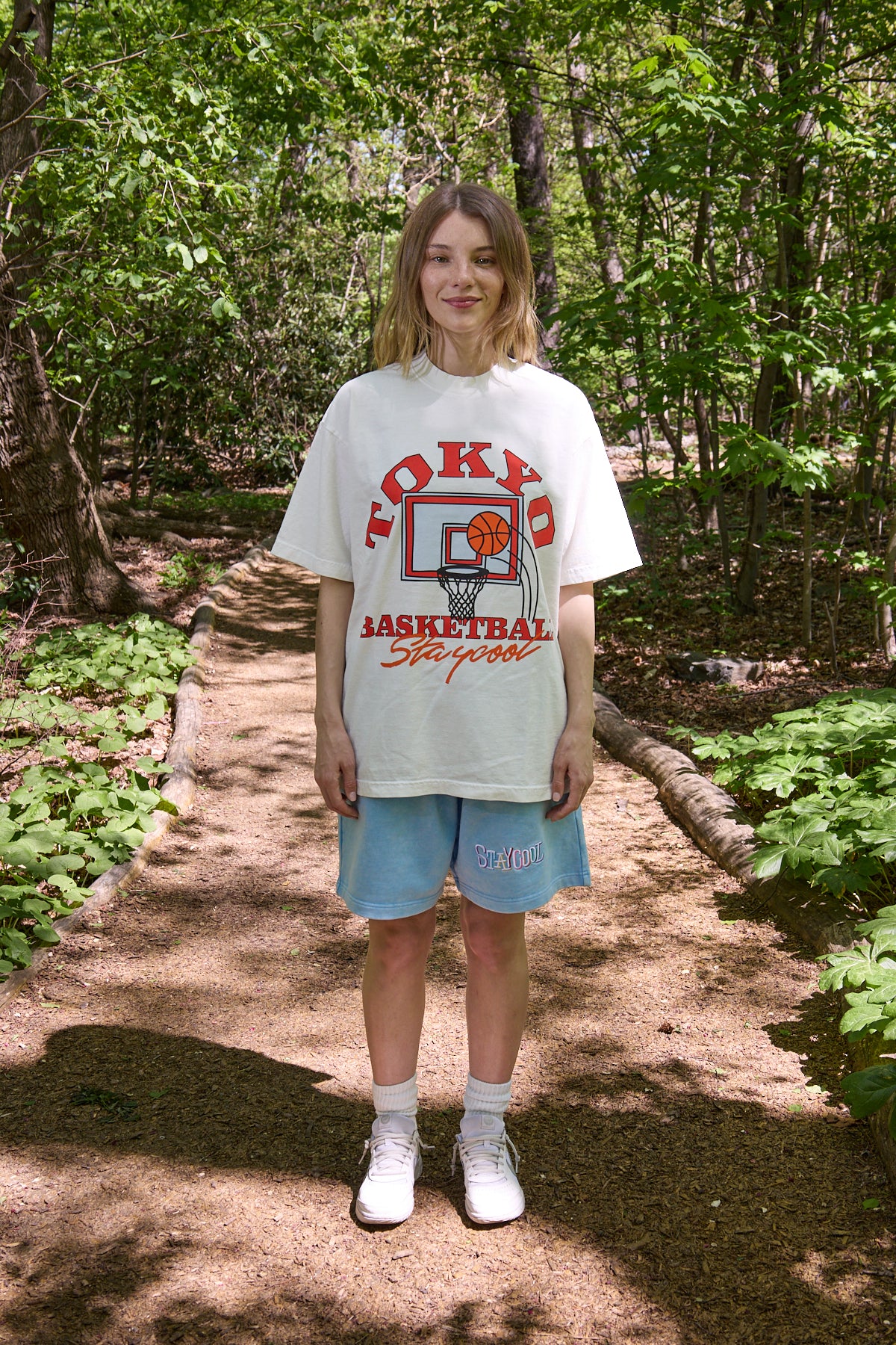 Tokyo Basketball Tee (Off-White)