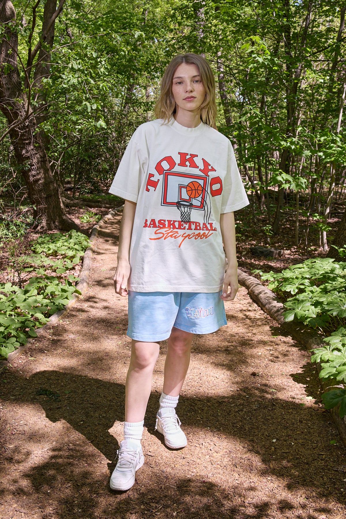 Tokyo Basketball Tee (Off-White)