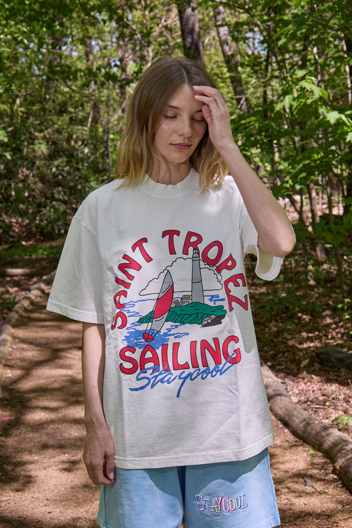 St. Tropez Sailing Tee (Off-White)