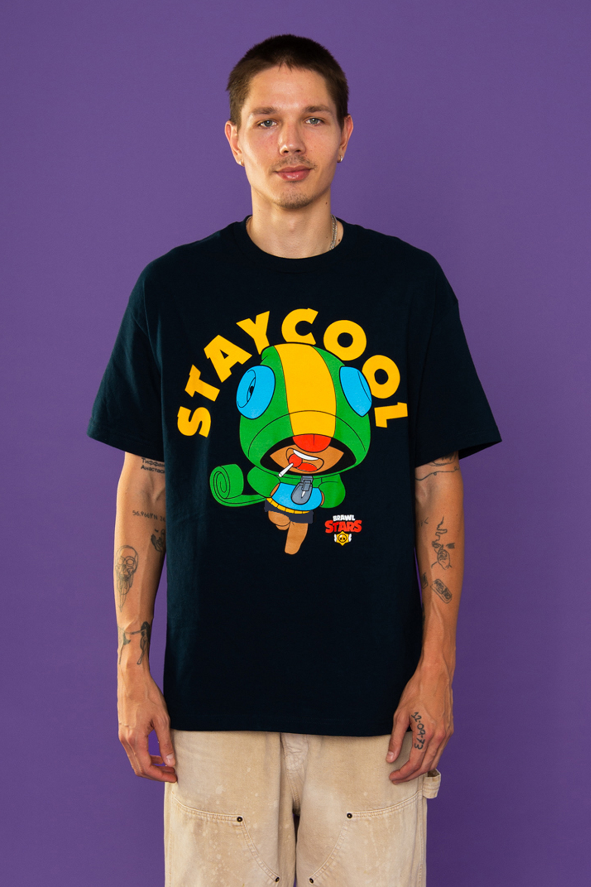 Brawl Stars Leon Tee (Navy)
