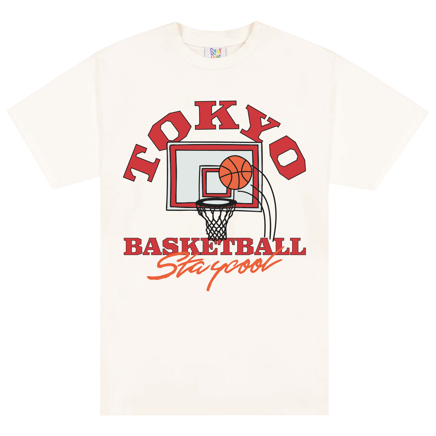 Tokyo Basketball Tee (Off-White)