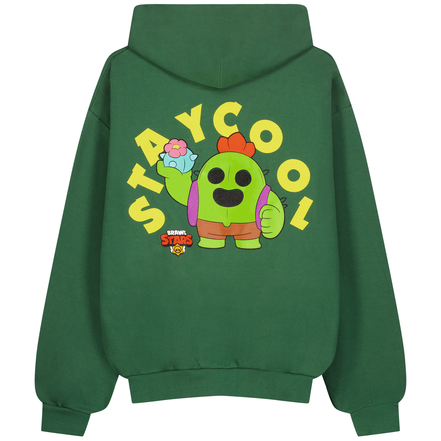 Brawl Stars Spike Hoodie (Forest Green)