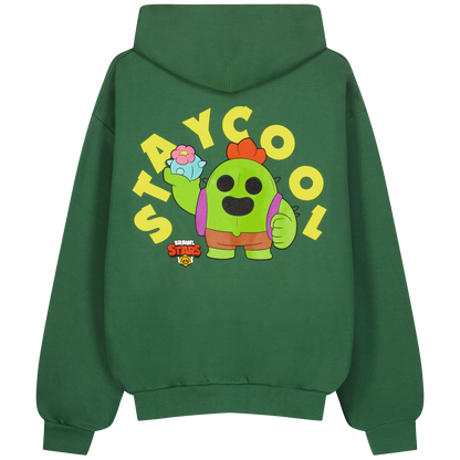 Brawl Stars Spike Hoodie (Forest Green)