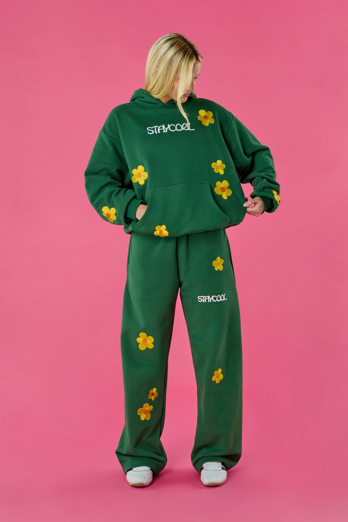 Sunflower Hoodie (Forest Green)