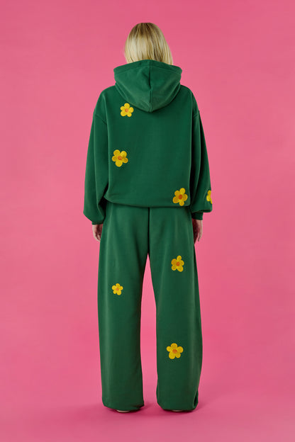 Sunflower Straight Sweatpants (Forest Green)