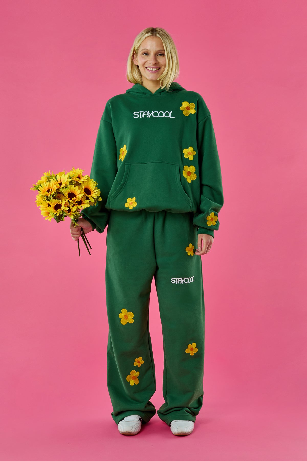 Sunflower Hoodie (Forest Green)