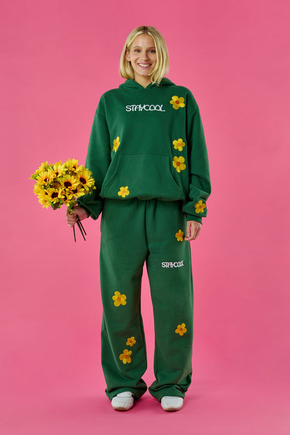 Sunflower Hoodie (Forest Green)
