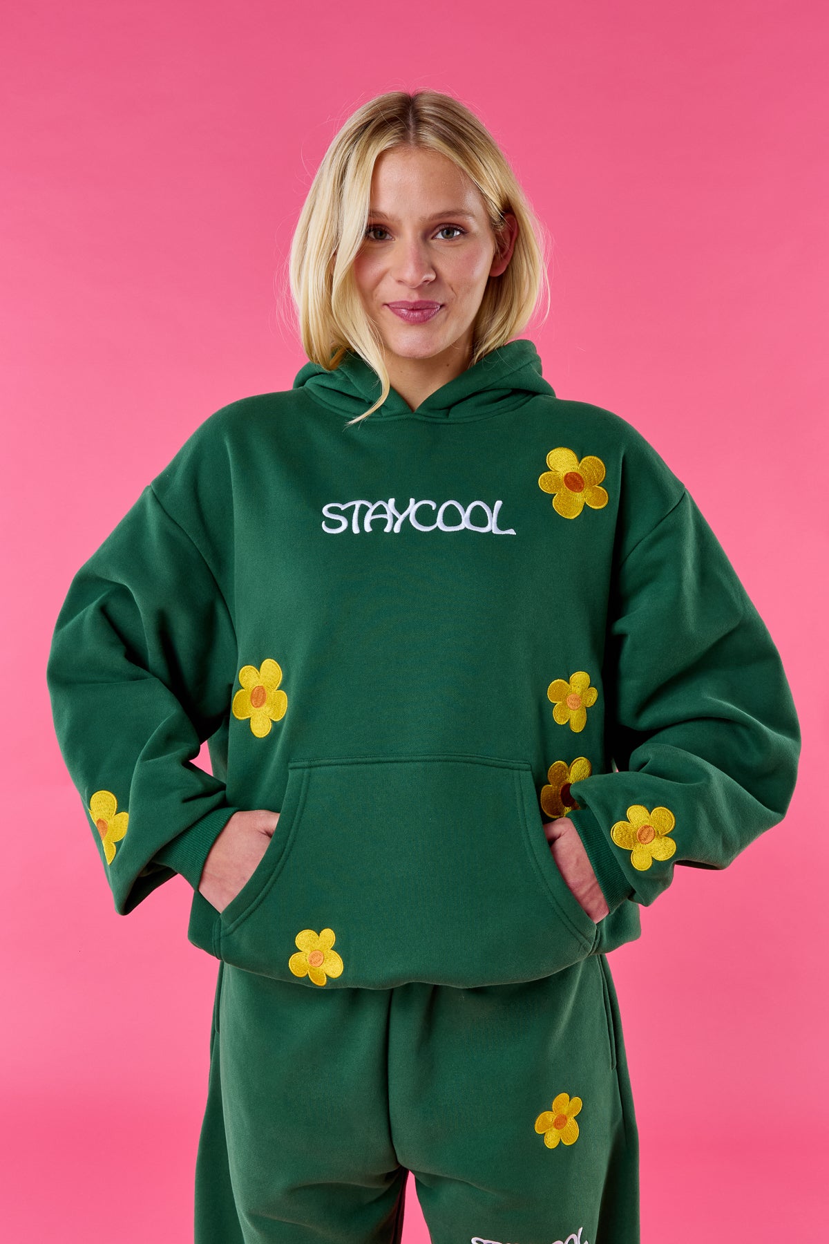 Sunflower Hoodie (Forest Green)