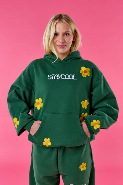 Sunflower Hoodie (Forest Green)