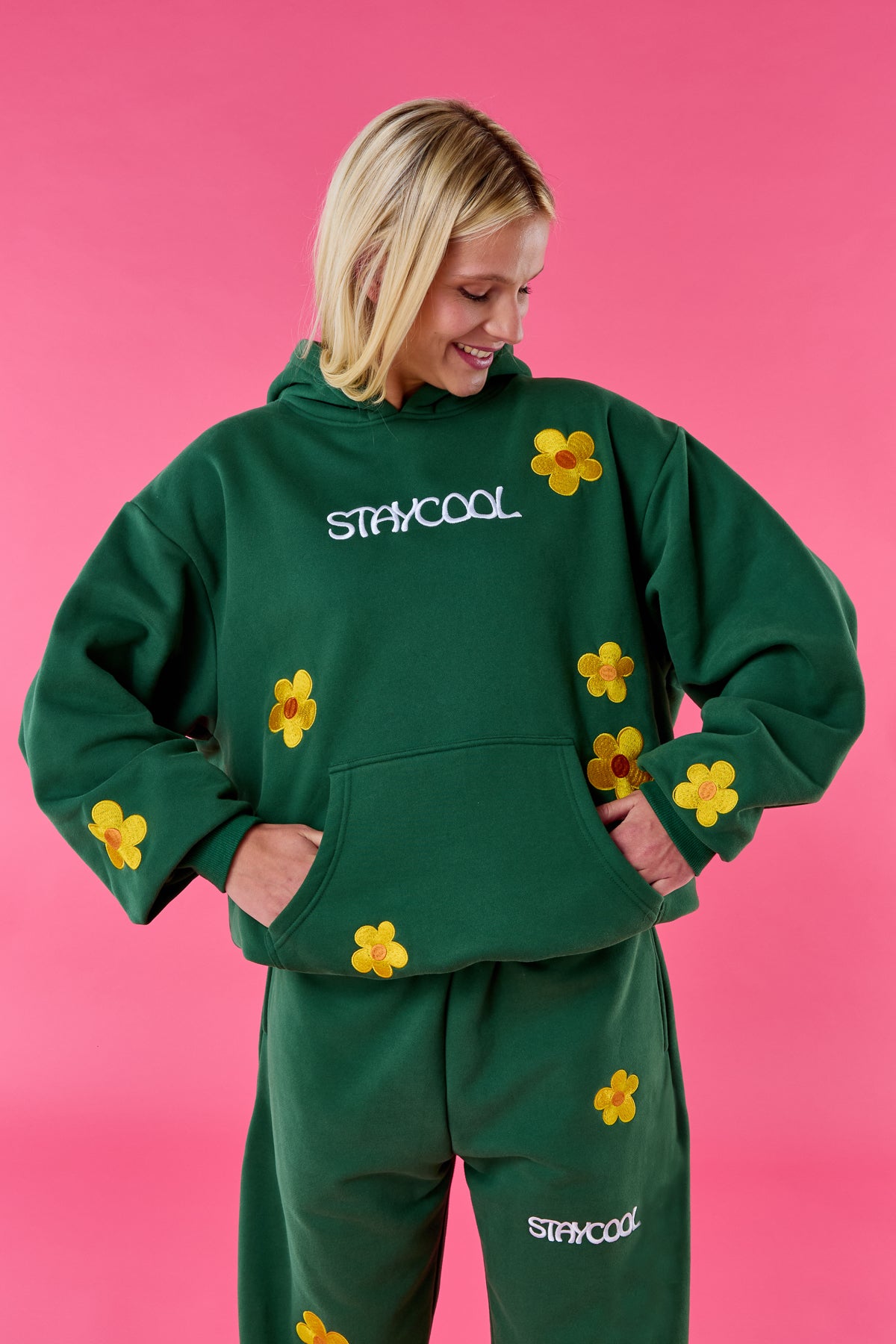 Sunflower Hoodie (Forest Green)