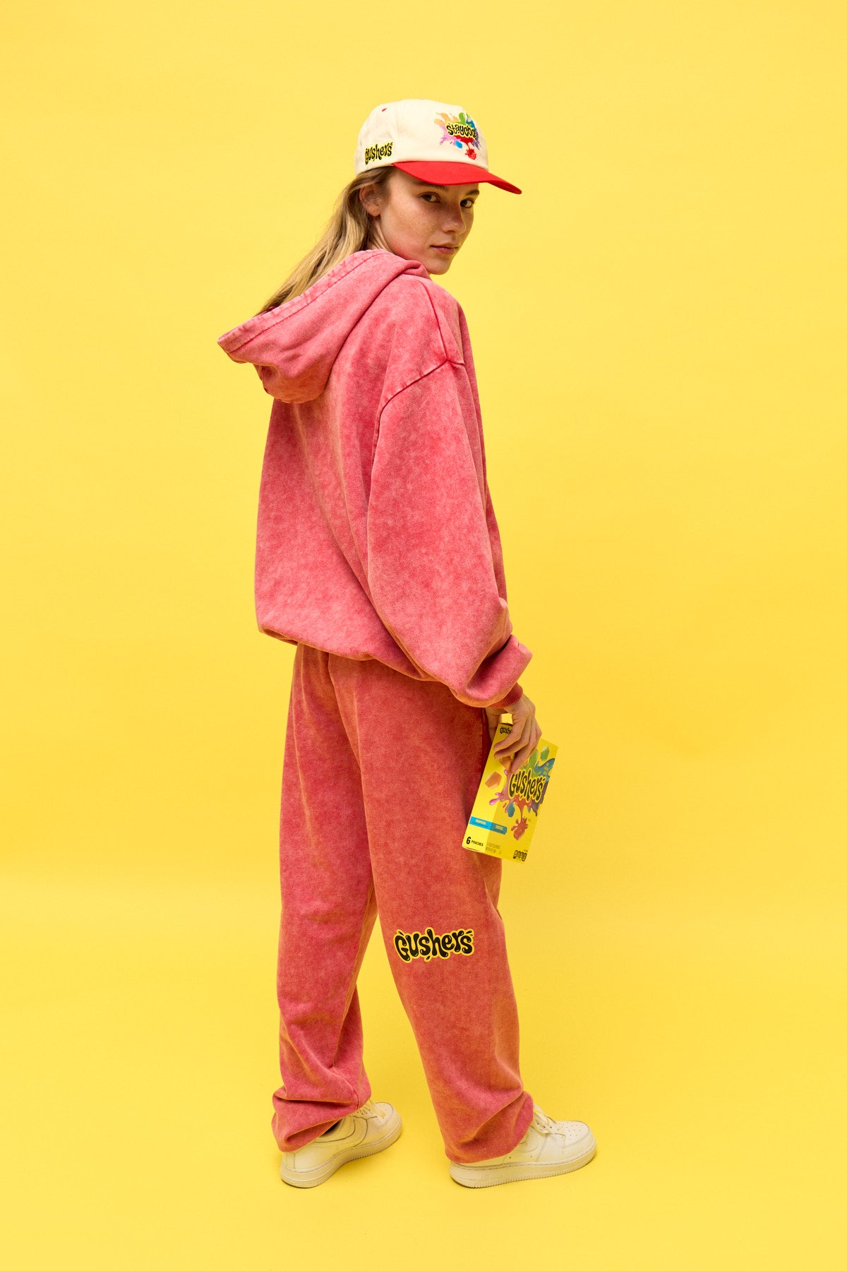 Staycool X Gushers Acid Wash Sweatpants (Strawberry)