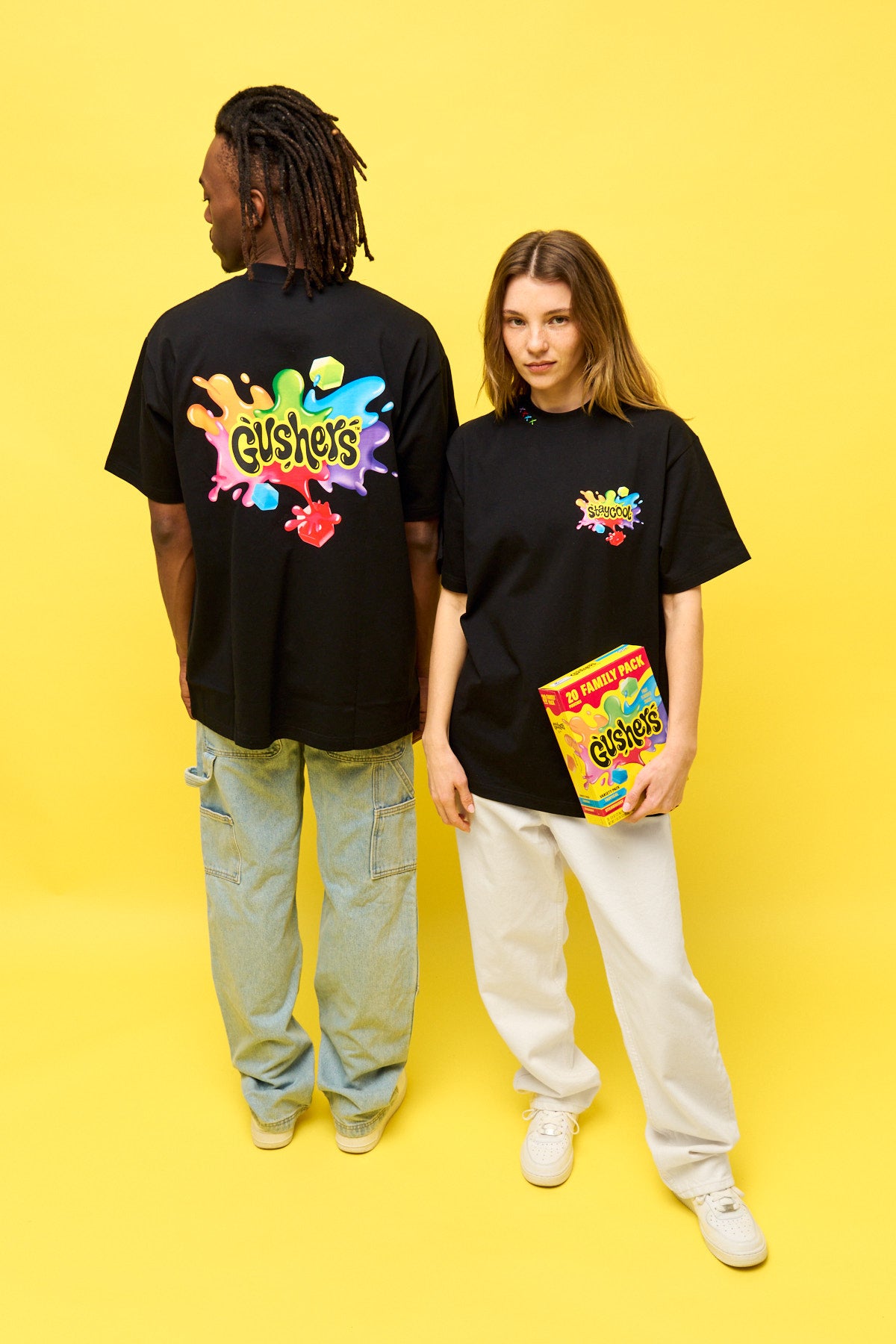 Staycool X Gushers Splat T-Shirt (Black)