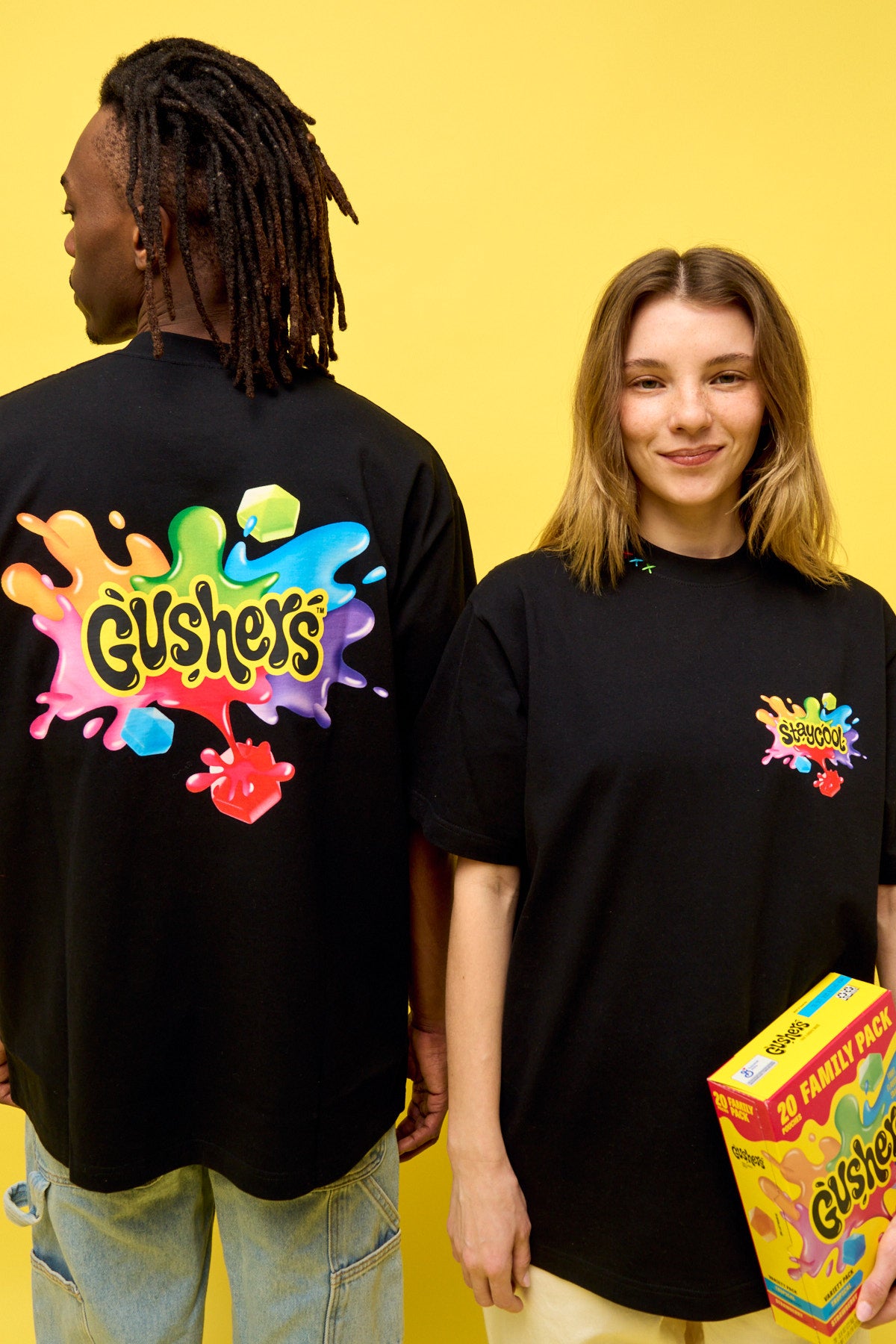 Staycool X Gushers Splat T-Shirt (Black)