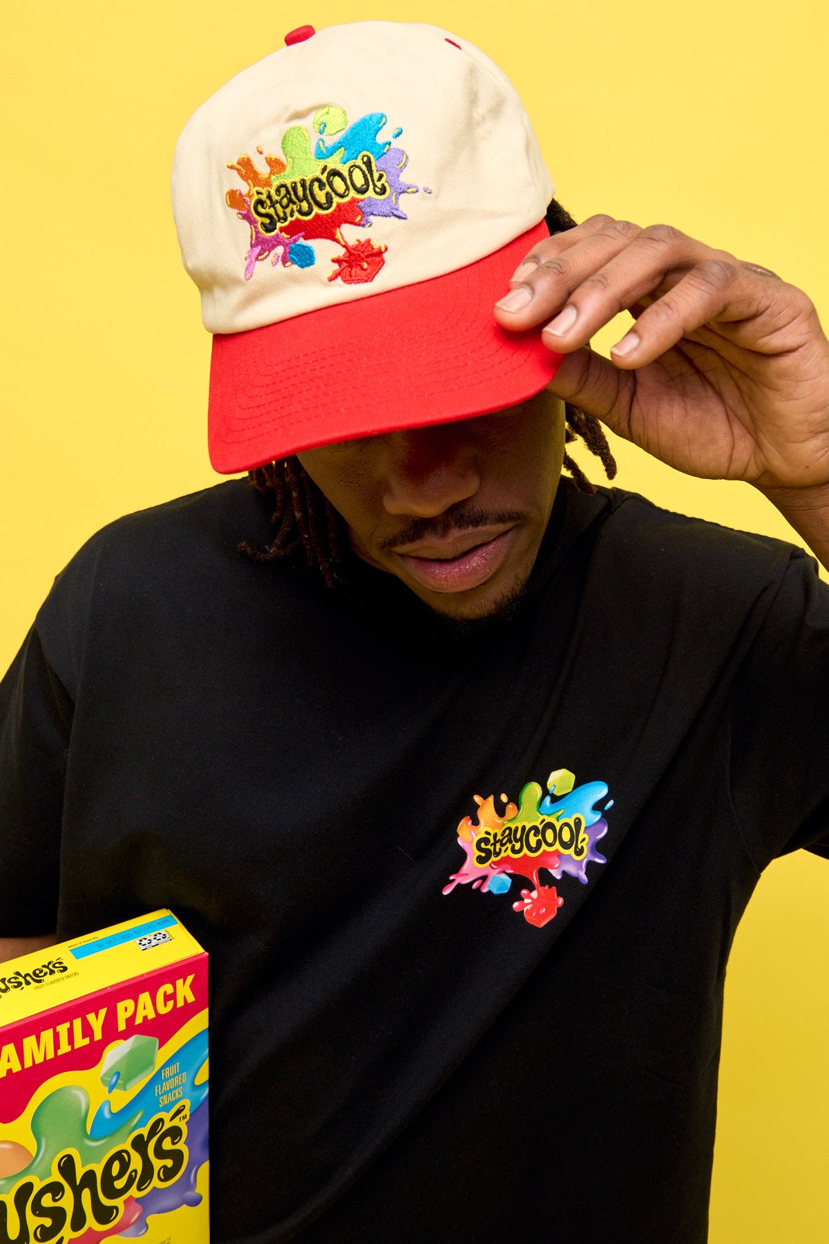Staycool Gushers Splat Cap (Cream/Strawberry)