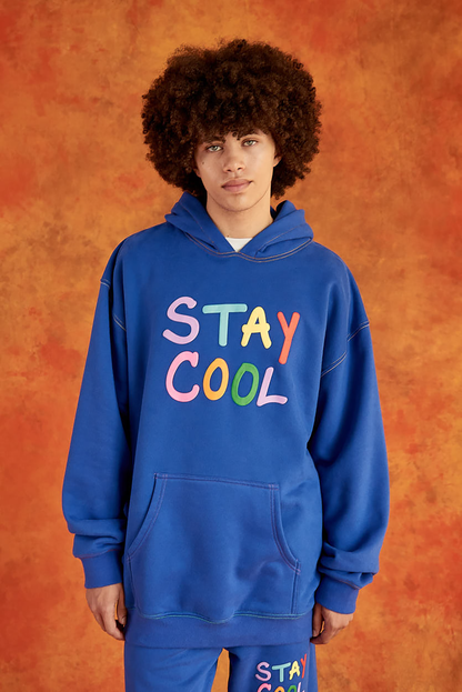 Puff Paint Hoodie (Royal Blue)