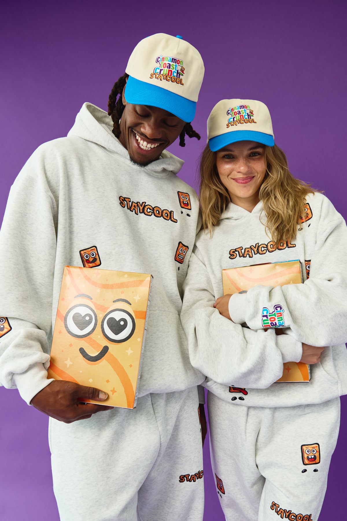 Cinnamon Toast Crunch Cap (Cream/Blue)