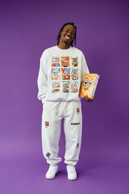 Cinnamon Toast Crunch Decades Sweatshirt (Ash Grey)