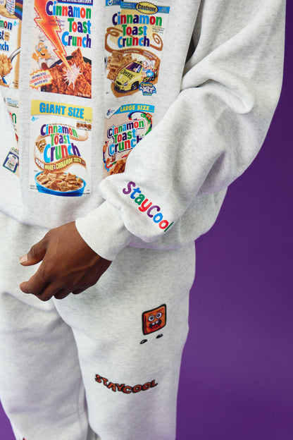 Cinnamon Toast Crunch Decades Sweatshirt (Ash Grey)