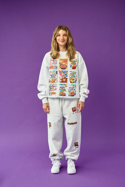 Cinnamon Toast Crunch Decades Sweatshirt (Ash Grey)